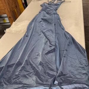 Windsor Shimmering Blue Maxi Dress